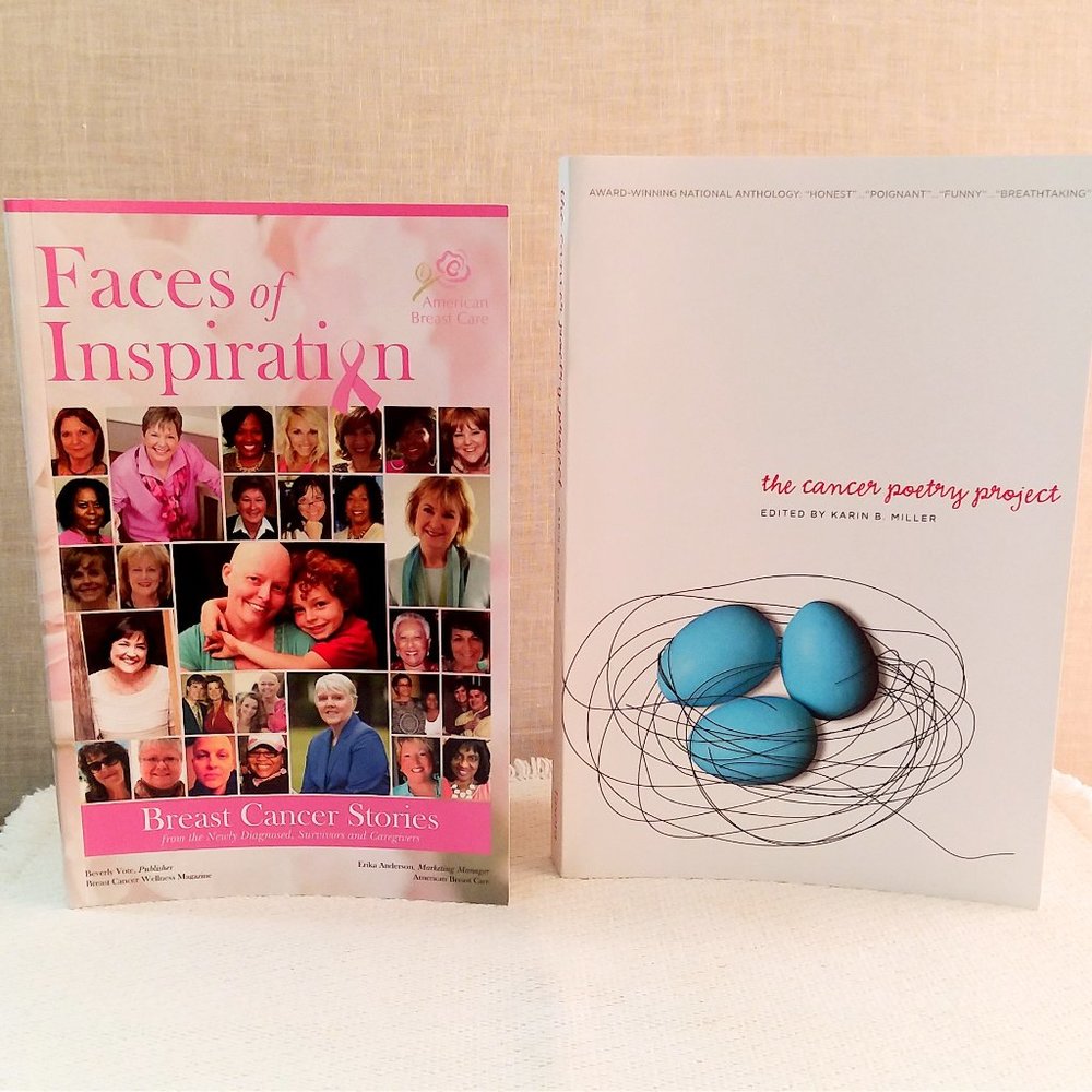 Breast Cancer Inspirational Book Bundle, Real Stories and Poetry